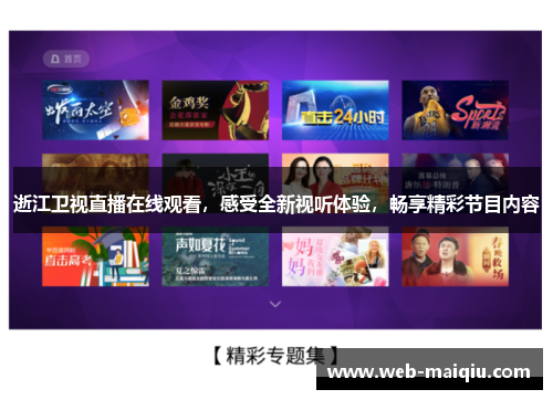 逝江卫视直播在线观看，感受全新视听体验，畅享精彩节目内容